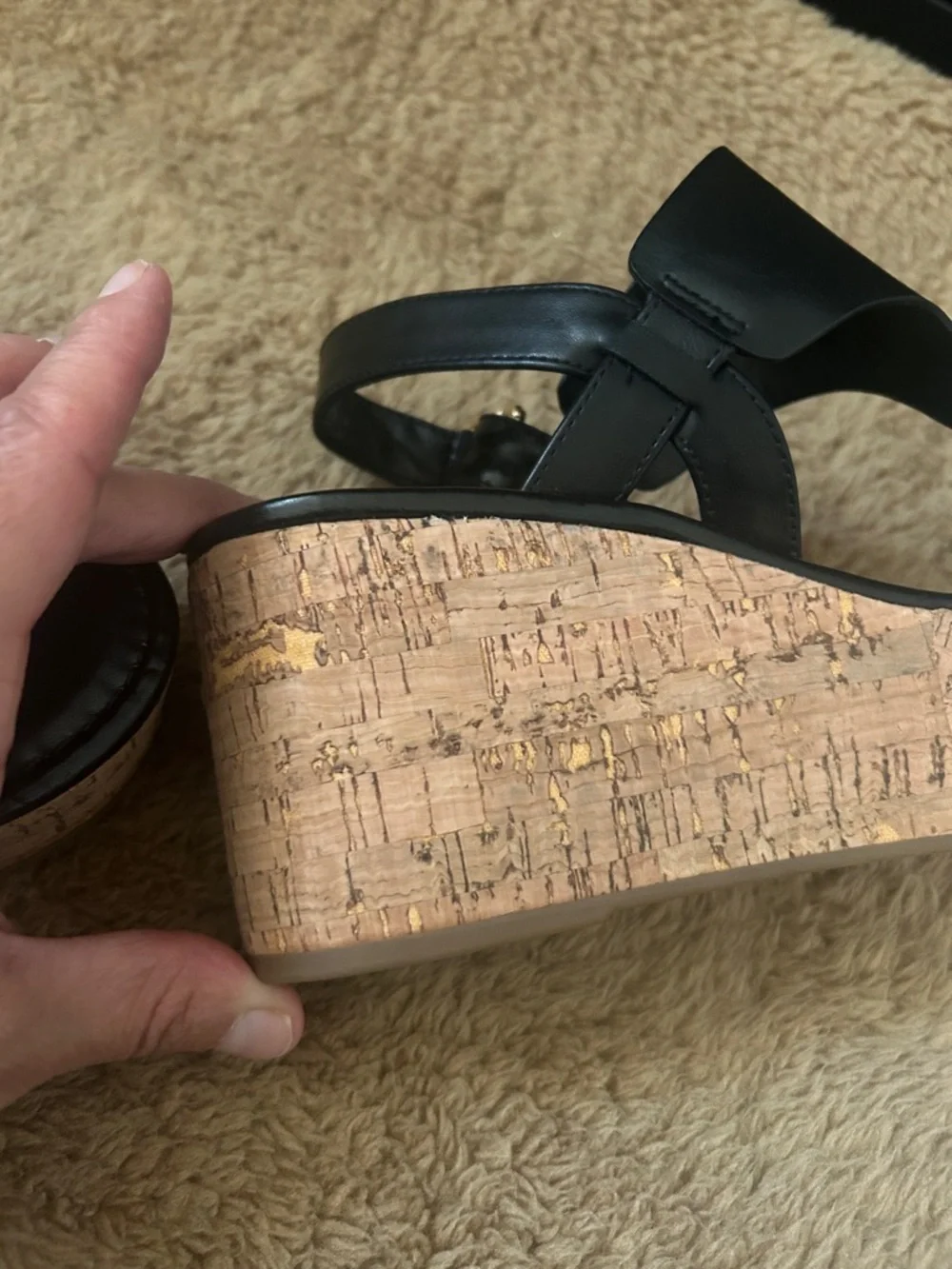 Tommy Hilfiger wedge platform sandals size 8